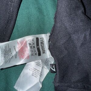 Gymshark Black and Green Apparel